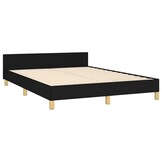 vidaXL Zwart Bedframe 140x190 cm - 46% Korting!