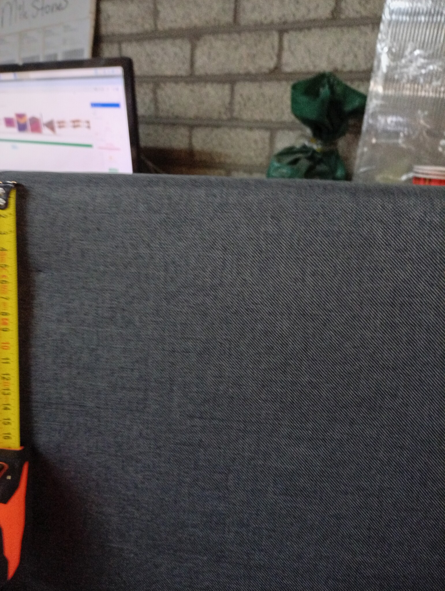 vidaXL 3-zitsbank Donkergrijs Stof - 67% Korting