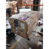 vidaXL Tweezitsbank 140 cm kunstleer grijs