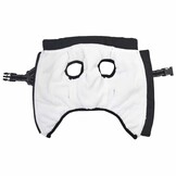 vidaXL Hondenjas met harnas waterdicht reflecterend zwart L40