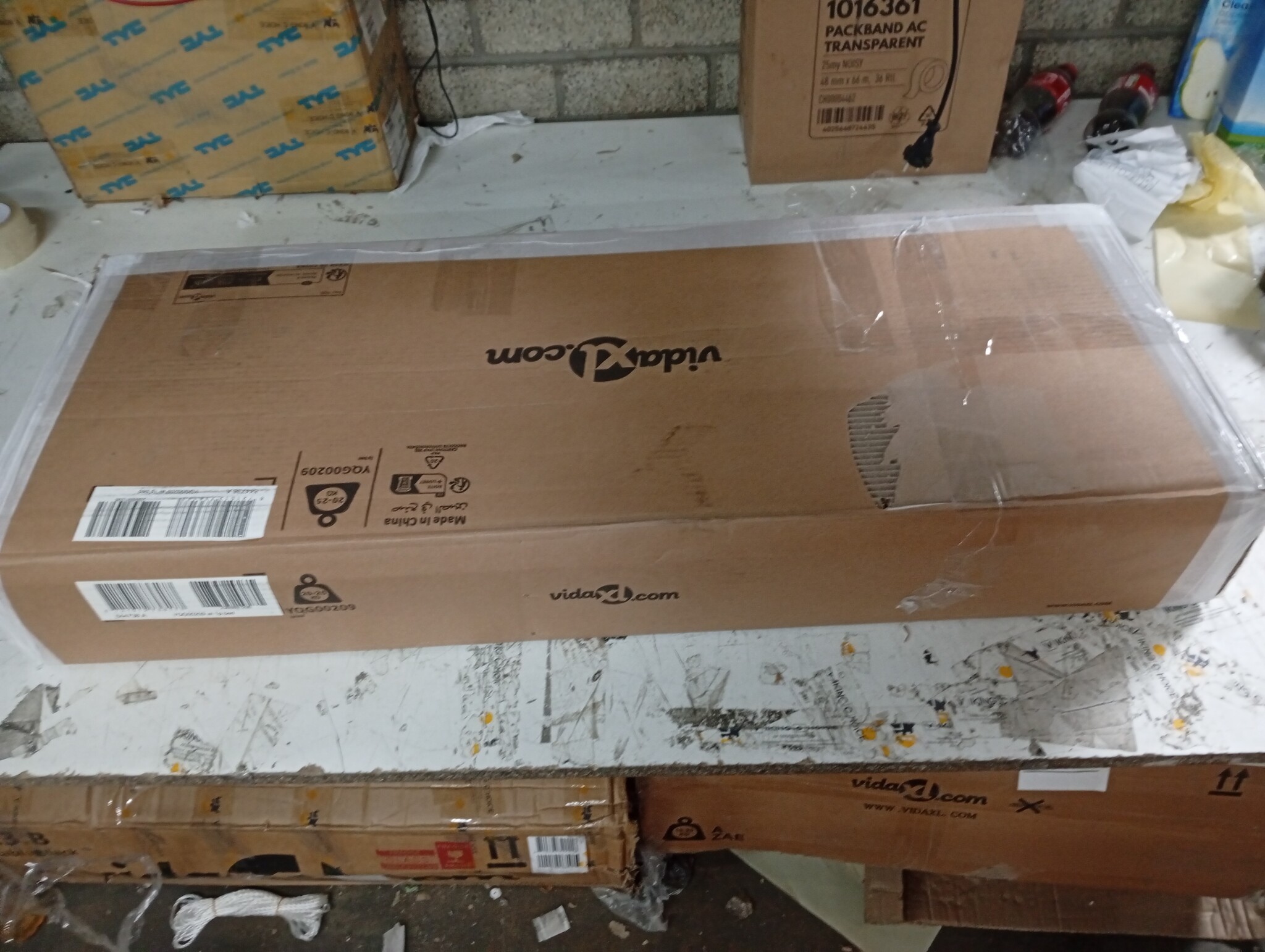 vidaXL Bedframe zonder matras massief grenenhout wit 90x200 cm