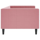VidaXL Slaapbank Fluweel Roze - 90x200 cm (63% Korting!)