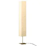 vidaXL Vloerlamp met stalen standaard 170 cm beige