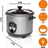 Tristar Rijstkoker 1.5L - 47% Korting - Ideaal voor 8 personen