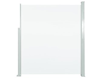 vidaXL Tuinscherm uittrekbaar 160x300 cm crèmekleurig