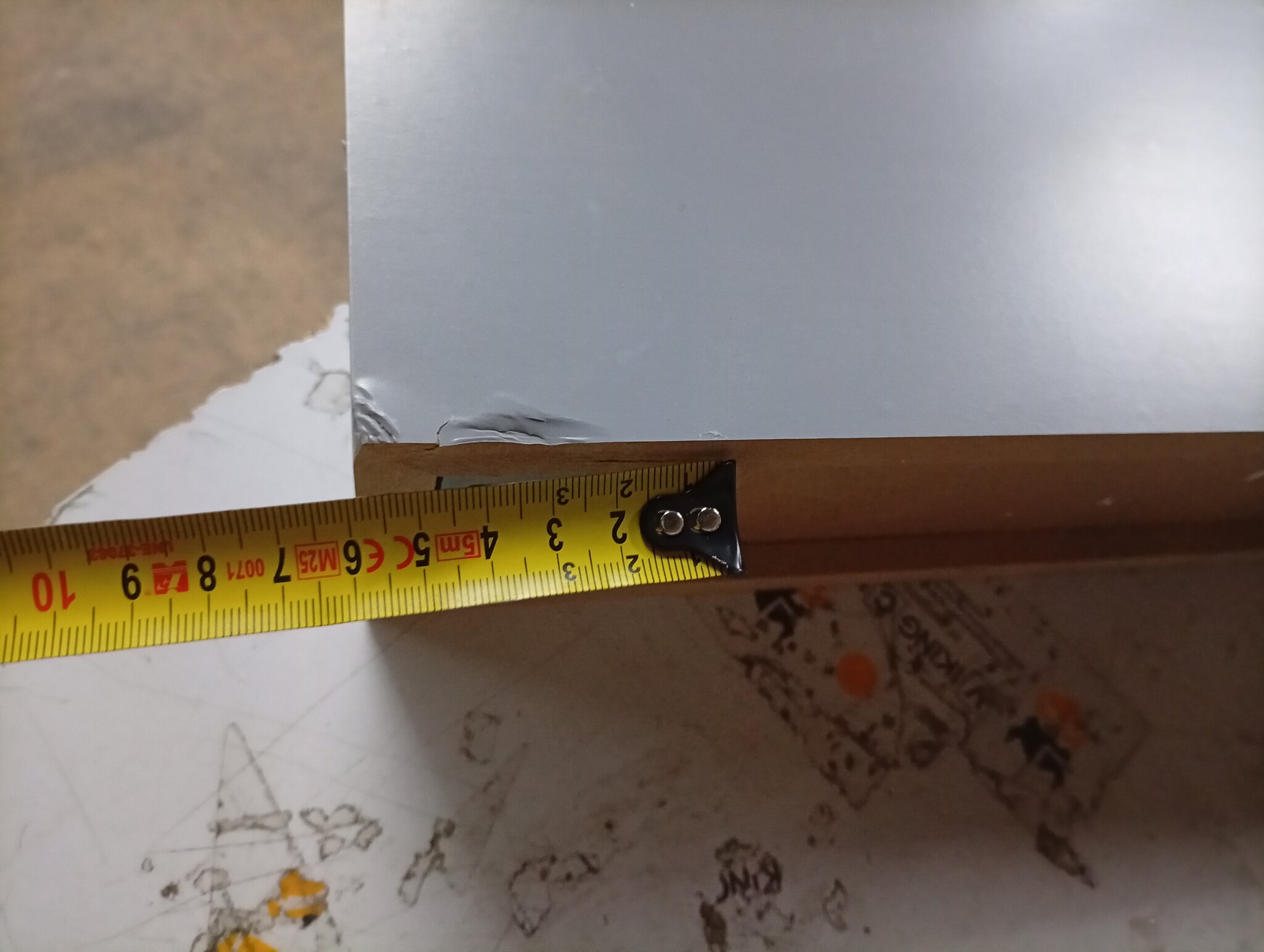 vidaXL Wandschap met Lade - Grijs (40cm) - 60% Korting!