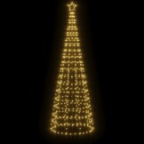 vidaXL LED Kerstboom (300cm, 570 LED's, Warm Wit) - 72% Korting!