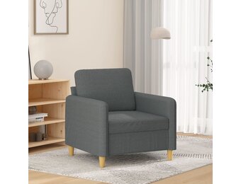 VidaXL Fauteuil Donkergrijs - 56% Korting!