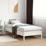 vidaXL Wit Grenenhouten Bedframe 90x190 cm - 42% Korting