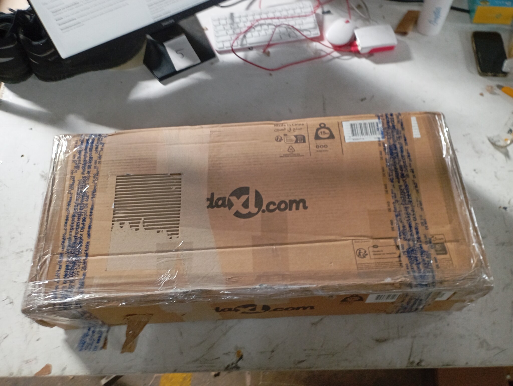 vidaXL Bedlades 2 st Bewerkt hout en fluweel donkergrijs