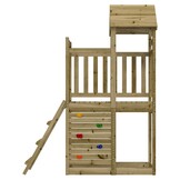 Speelhuis Hout met Glijbaan/Ladder/Klimwand - 54% Korting!