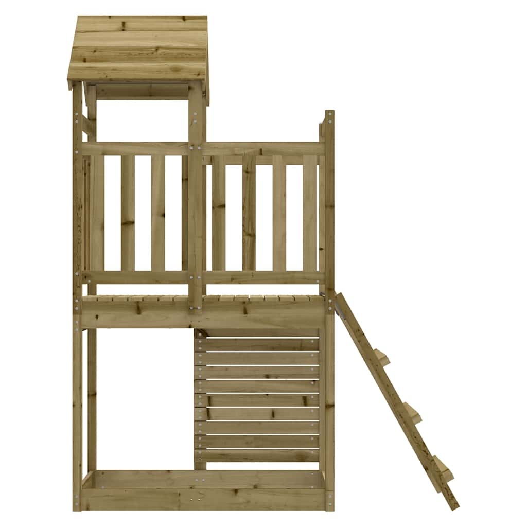 Speelhuis Hout met Glijbaan/Ladder/Klimwand - 54% Korting!