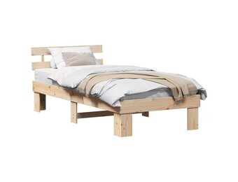 vidaXL Bedframe Bruin 90x200cm - 34% Korting!
