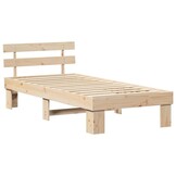 vidaXL Bedframe Bruin 90x200cm - 34% Korting!