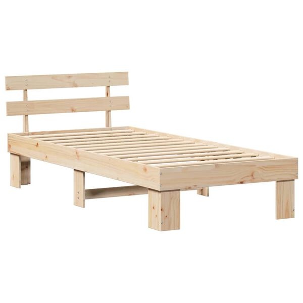 vidaXL Bedframe Bruin 90x200cm - 34% Korting!