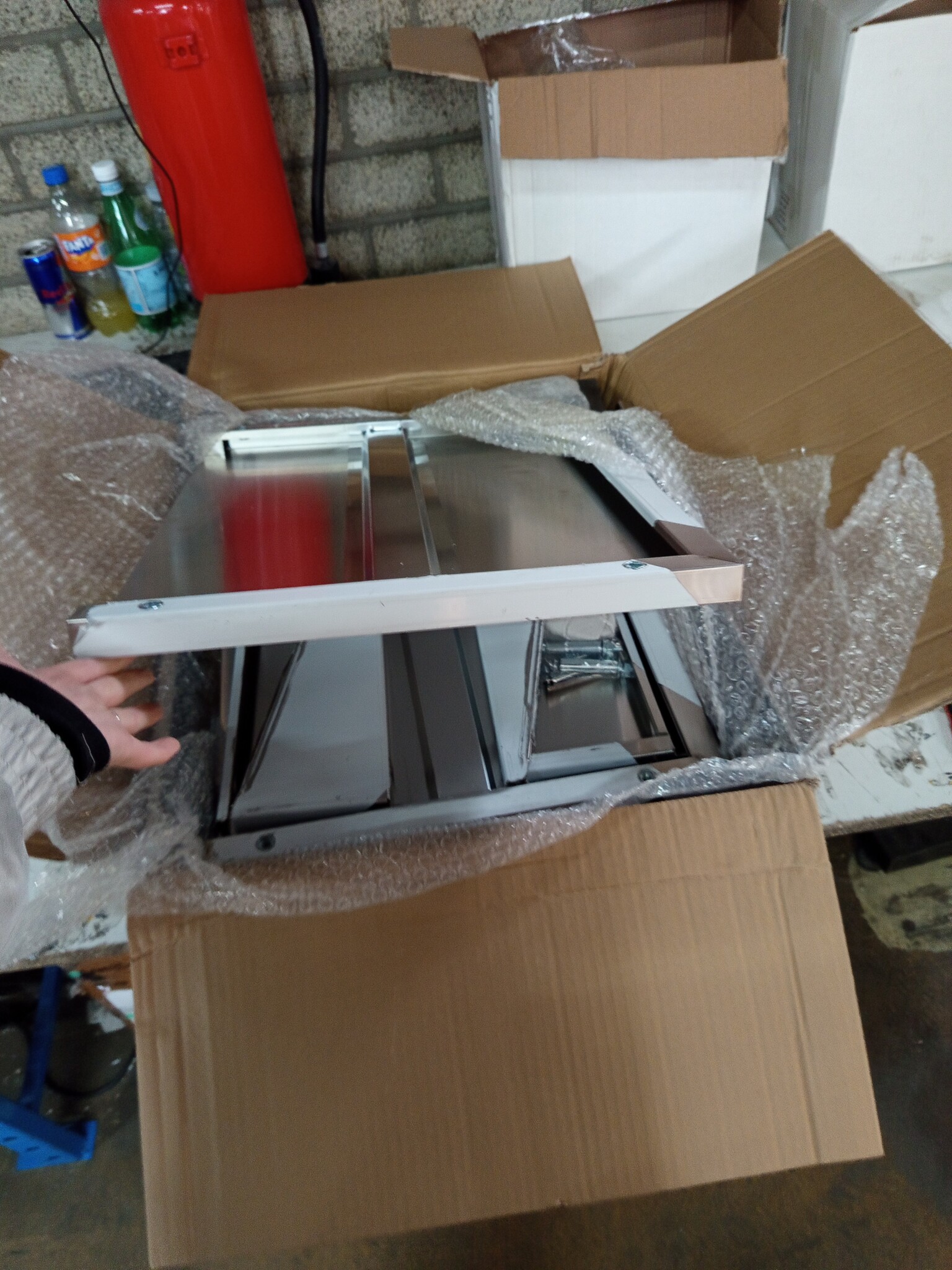 vidaXL Wandschap RVS 2-laags (50x40x48cm) - 51% Korting!