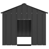 VidaXL Hondenhok met Dak - Gegalvaniseerd Staal - 29% Korting!