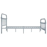 VidaXL Metalen Bedframe Grijs 140x200cm - Nu 34% Korting!
