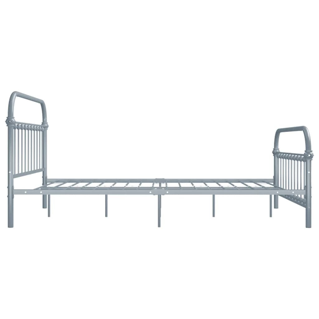 VidaXL Metalen Bedframe Grijs 140x200cm - Nu 34% Korting!