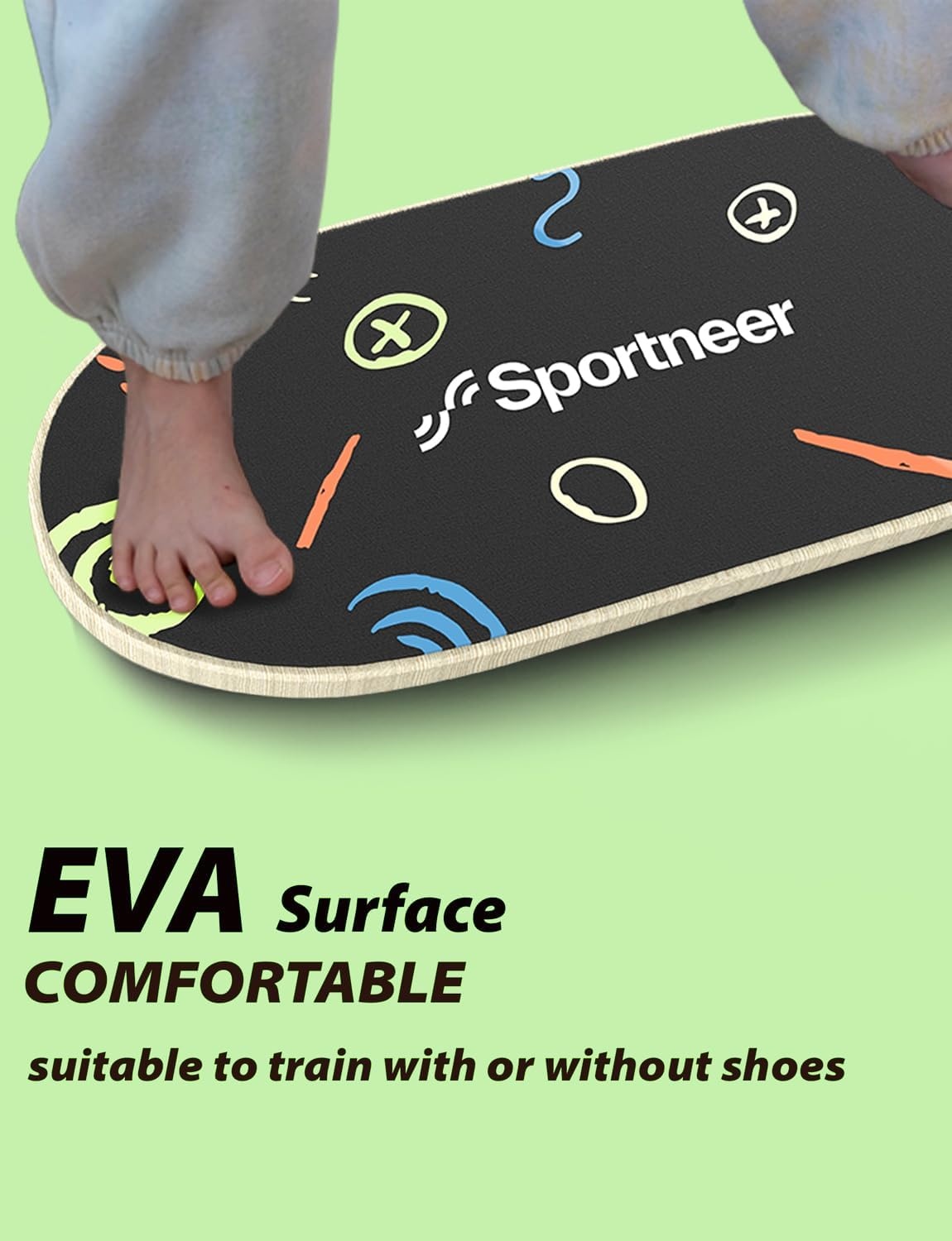 Sportneer Houten Balance Board Kinderen - 24% Korting