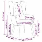 VidaXL Fluweel Ontspanningsstoel Donkergroen - 34% Korting!