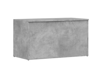 vidaXL Opbergkist 84x42x46 cm - Betongrijs (27% Korting!)