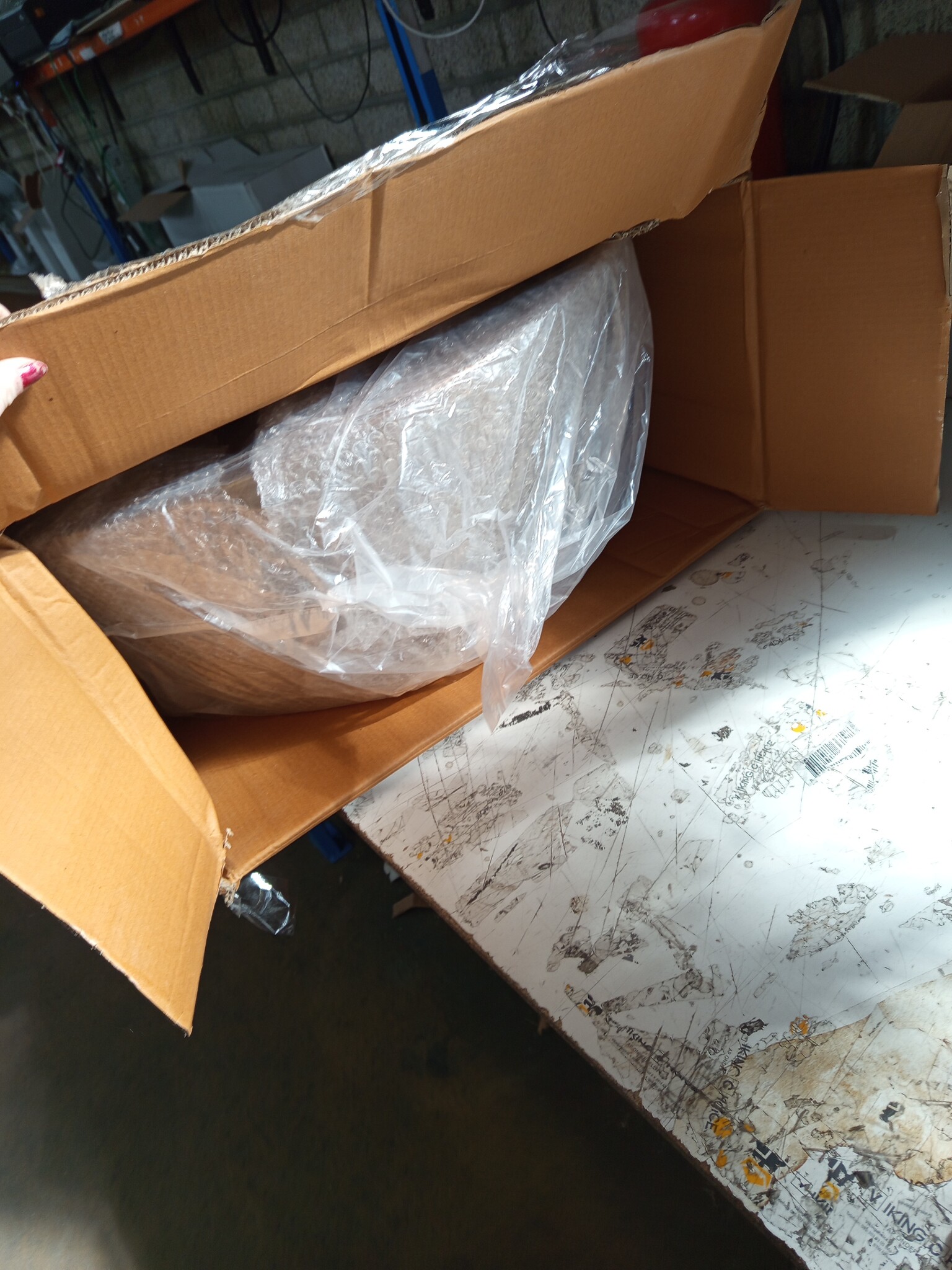 vidaXL Salontafel - Gehamerd Aluminium Messing (54% Korting)