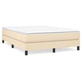 vidaXL Bedframe Crème 140x190 cm | 33% Korting