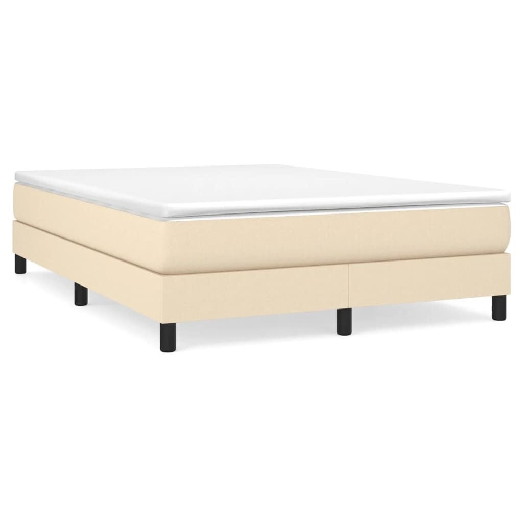 vidaXL Bedframe Crème 140x190 cm | 33% Korting