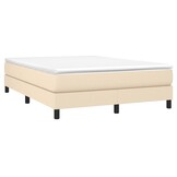vidaXL Bedframe Crème 140x190 cm | 33% Korting