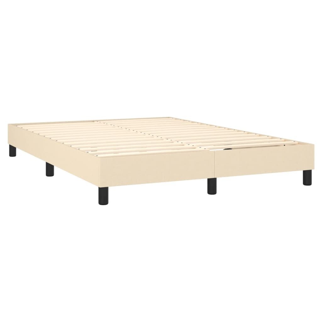 vidaXL Bedframe Crème 140x190 cm | 33% Korting