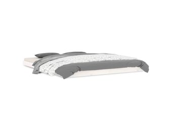 VidaXL Bedframe Grenenhout Wit 160x200 cm - 54% Korting