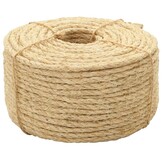 vidaXL Sisal Touw 10mm x 100m - 33% Korting