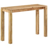 vidaXL Wandtafel Ruw Mangohout - 110x35x76 cm - 34% Korting!