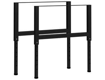 VidaXL Werkbankframes Zwart - 32% Korting