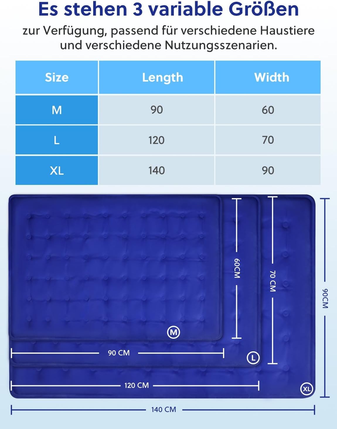 Vamcheer Koelmat XL (70x120cm) - 33% Korting!