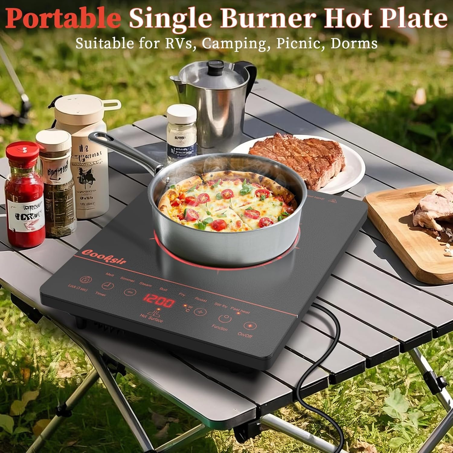 Cooksir Keramische Kookplaat 2000W - Compact & 28% Korting