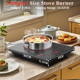 Cooksir Keramische Kookplaat 2000W - Compact & 28% Korting