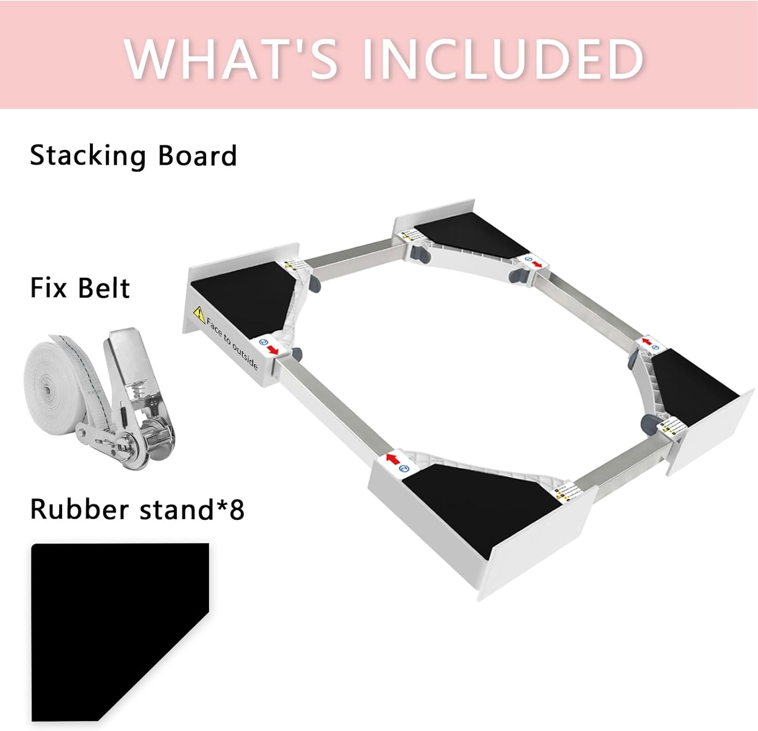 NIUXX Wasmachine & Droger Stapelset: 28% Korting!