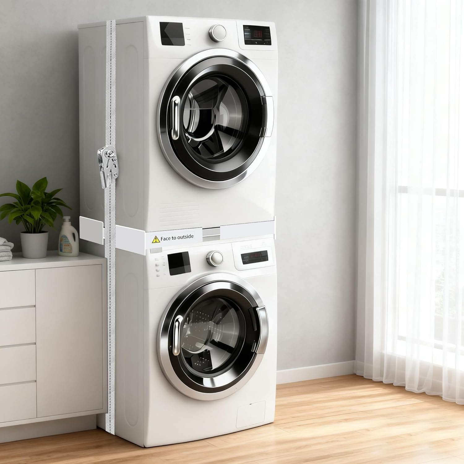 NIUXX Wasmachine & Droger Stapelset: 28% Korting!