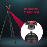 Zeadio T7L Tripod Steun Zwart - 28% Korting