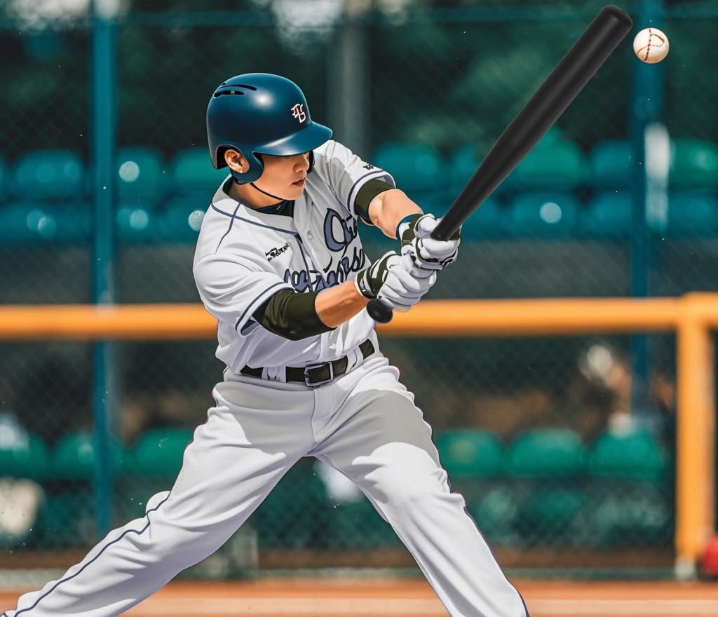 32" Stalen Honkbalknuppel Zwart met Draagtas - 23% Korting!