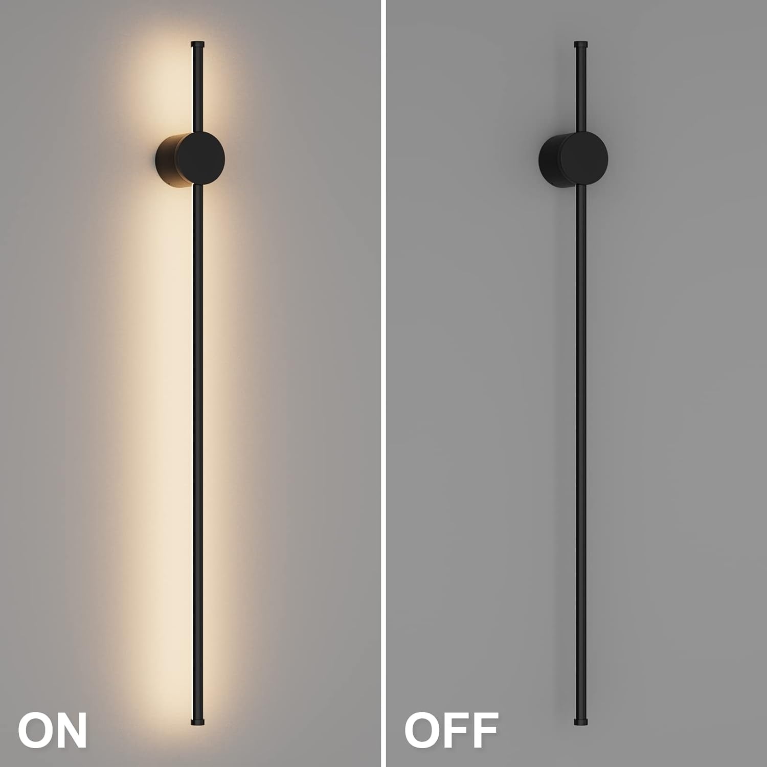 Klighten LED Wandlamp 97cm Zwart - 33% Korting!