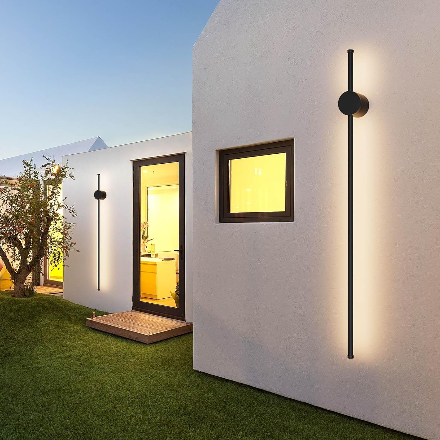 Klighten LED Wandlamp 97cm Zwart - 33% Korting!