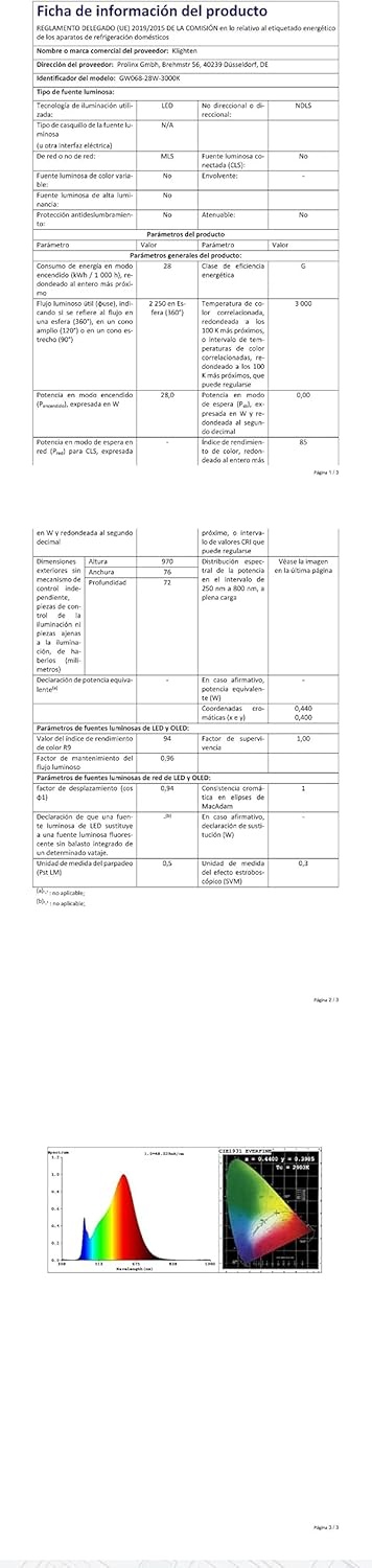 Klighten LED Wandlamp 97cm Zwart - 33% Korting!