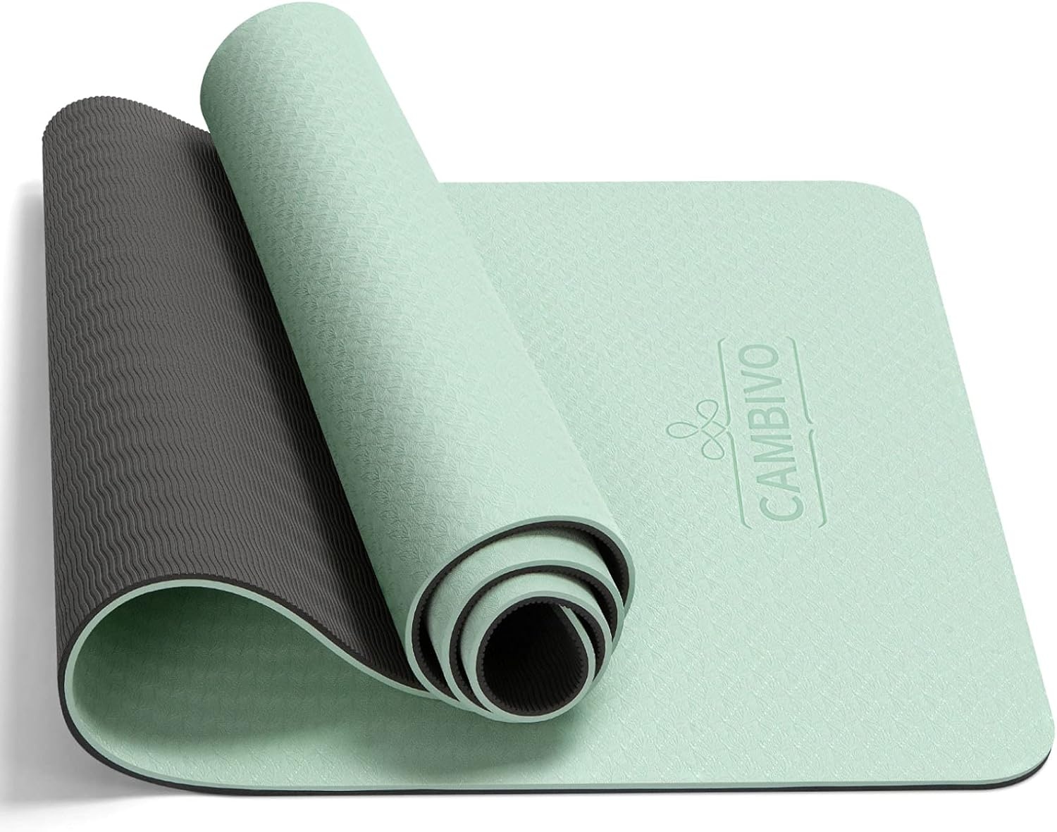 CAMBIVO Yogamat 8mm TPE Antislip - 27% Korting!