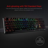 Redragon K556 Gaming Toetsenbord - 33% Korting