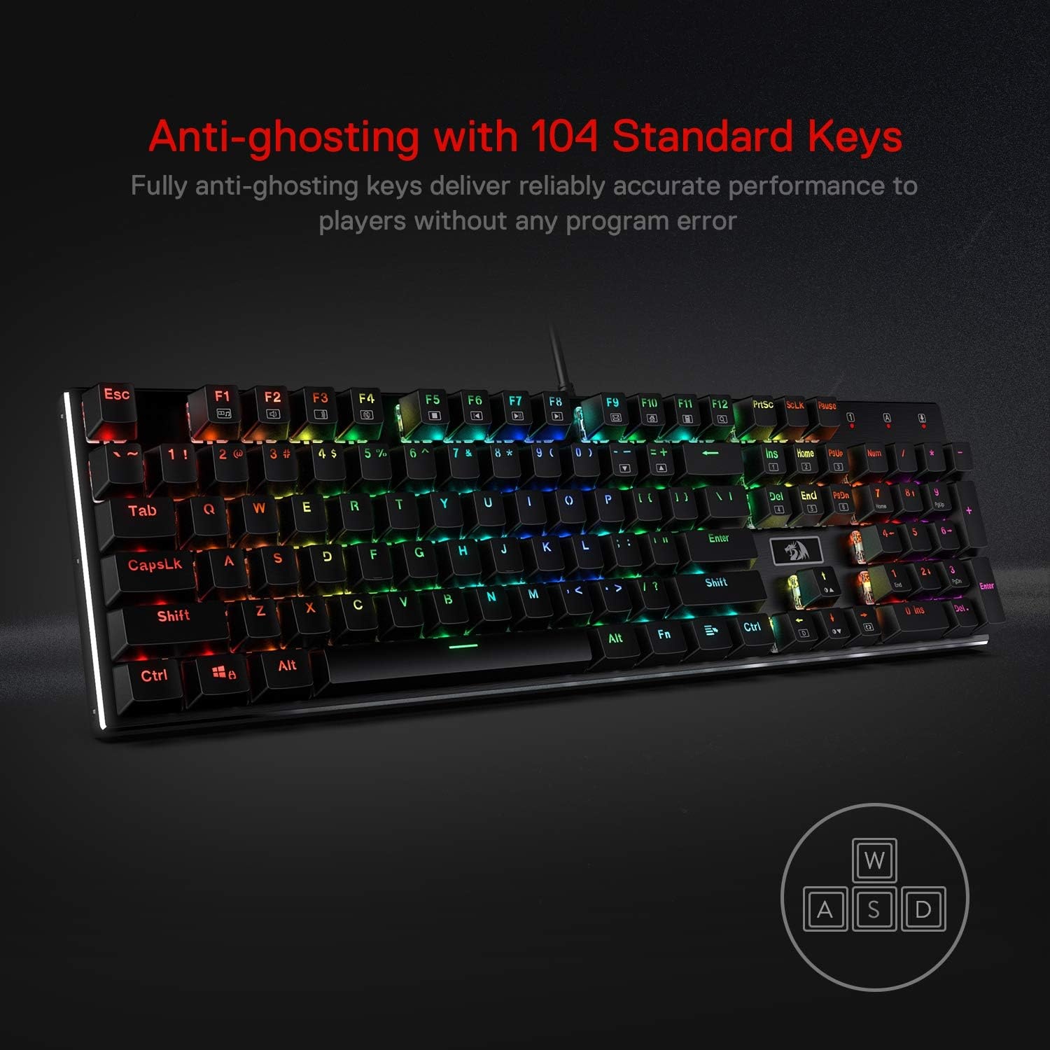Redragon K556 Gaming Toetsenbord - 33% Korting
