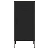 vidaXL Stalen Opbergkast Zwart 42,5x35x101,5 cm - 34% Korting