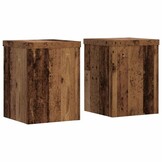 vidaXL Plantenstandaards (2 stuks) - Oud Houtkleur - Nu 28% Korting!